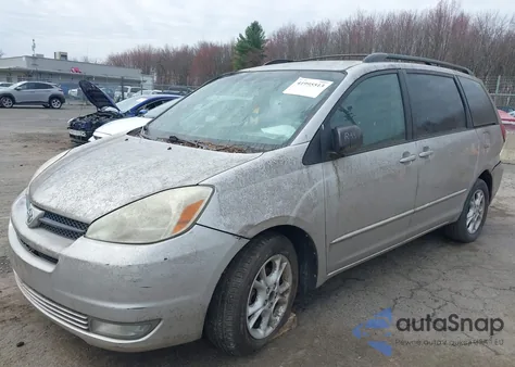 2004 Toyota Sienna Xle из США, поврежденный, VIN 5TDBA22C14S005350